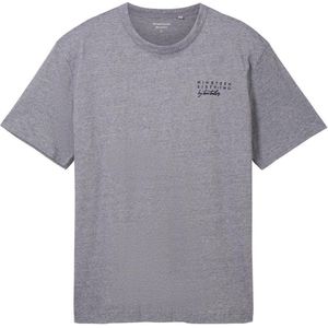 Tom Tailor T-shirt T Shirt Met Print 1041867 35594 Mannen Maat - 3XL