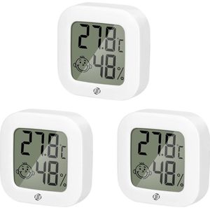 Equivera Huisthermometer - Kamerthermometer - Binnenshuis - Digitale Thermometer - Hygrometer
