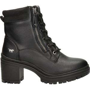 Mustang dames veterboot - Zwart - Maat 37