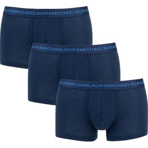 Michael Kors 3P supima boxers basic blauw - M