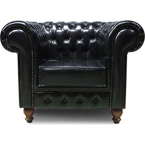 Chesterfield No Leather | Fauteuil My Chesterfield | NAL Antiek Groen