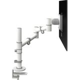 Viewgo Monitorarm Desk 120 Draai- en Kantelbaar - 8 kg - wit - 1 scherm