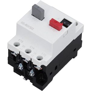 Motorbeveiligingsschakelaar 3P ABS Behuizing AC380V Overbelastingsbeveiliging Compact Brede Toepassing voor de Elektrische Industrie (4-63A)
