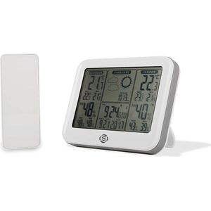 Equivera Weerstation Binnen en Buiten - Hygrometer - Thermometer - Digitaal voor Binnen en Buiten - Luchtvochtigheidsmeter - Geavanceerde Versie