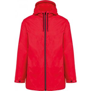 Kariban Uniseks fleecejas met gevoerde capuchon K6153 - Red - S