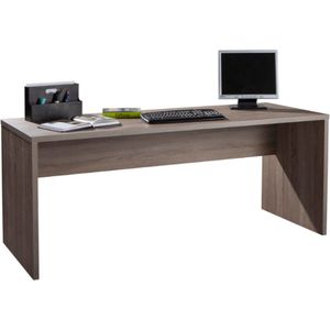 Bureautafel Disegno | 178,2 x 69 x 74,5 cm | Metalen poten | Oak Truffle-design