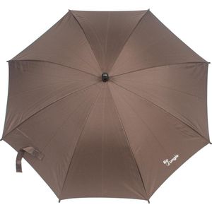 Bo Jungle - Parasol Kinderwagen universeel - UV werend 50+ - Met klem en afneembare parasolstang - Umbrella Brown
