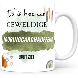 Mok bedrukken met beroep Touringcarchauffeur
