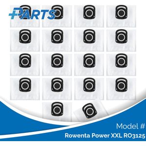 Rowenta Power XXL RO3125 Stofzakken (18 Stuks, Plus.Parts® alternatief voor ZR200540)