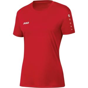 Jako - Jersey Team Women S/S - Shirt Team KM dames - 44 - Rood
