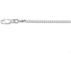 Zilveren Collier gourmet 2 1002029 70 cm