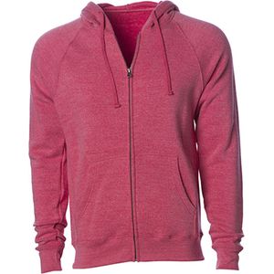 Unisex Midweight Special Blend Zip Hoodie Pomegranate - 3XL