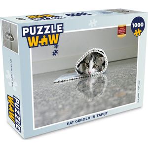 Puzzel Kat - Tapijt - Vloer - Legpuzzel - Puzzel 1000 stukjes volwassenen