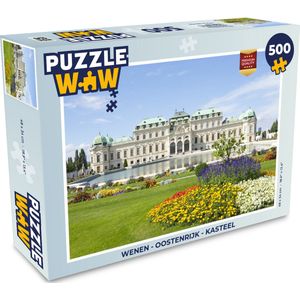 Puzzel Wenen - Oostenrijk - Kasteel - Legpuzzel - Puzzel 500 stukjes