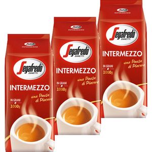Segafredo Intermezzo - koffiebonen - 3 x 1 kg
