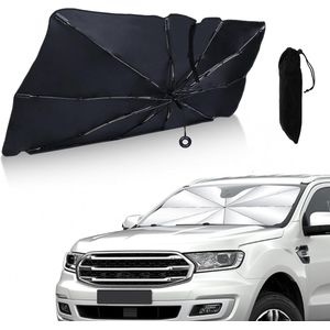 S&Dshopline® Zonnescherm voor de auto, upgrade voorruit, zonnescherm, paraplu voor voorruiten, uv-bescherming, opvouwbaar, 150 x 82 cm