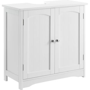 In And OutdoorMatch Vintage Wastafel Melody - Kast - Badkamer - Meubel - 60x60x30 cm - Wit - MDF - Modern Design