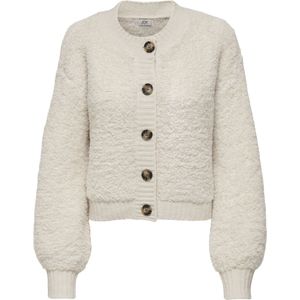 Jacqueline de Yong Vest Jdyeira Life L/s O-neck Cardigan Kn 15337012 Birch Dames Maat - M