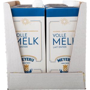 Meyerij - Houdbare Volle Melk - 12x1 Liter - Grootverpakking - Horeca