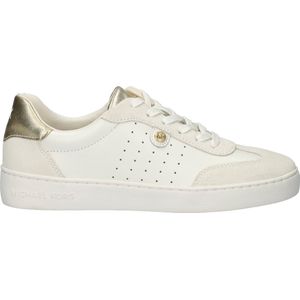 Michael Kors Scotty Lace Up Sneakers - Leer - Dames - Wit - Maat 41