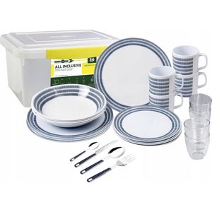 Brunner All Inclusive Bluebay Servies set 36 stuks