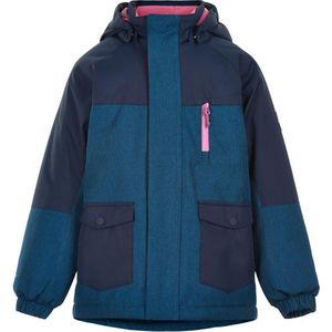 Color Kids - Parka jas voor meisjes - Melange - Donkerblauw - maat 152cm