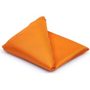 Zijde Pochet Oranje - Suitable - Pochette – Heren - Unisex - 25x25 cm - Zijde | Geschenkverpakking