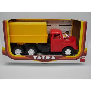 Tatra vrachtauto met gele bak 31 cm.