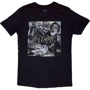 DC Comics Batman - Mural Heren T-shirt - L - Zwart