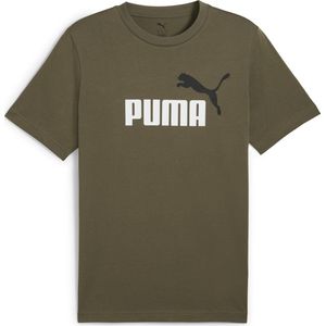 PUMA ESS 2 COLOR No. 1 Logo Tee Heren sportshirt - Loden Green