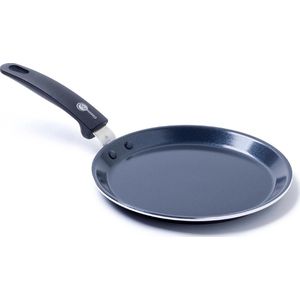 GreenPan Essentials pannenkoekenpan 24cm - zwart - inductie - PFAS-vrij