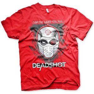 DC Comics Suicide Squad Heren Tshirt -XL- Deadshot Rood