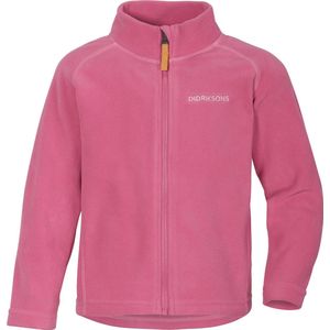 Didriksons - Fleece jas met rits voor kinderen - Monte print kids 7 - Roze - maat 70 (72-80cm)