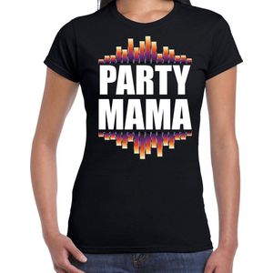 Party mama cadeau t-shirt zwart dames - Fun tekst /  Verjaardag cadeau / Moederdag / kado t-shirt XXL