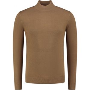 Gents - Turtle neck camel - Maat M