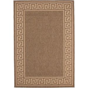 Lalee Finca- vloerkleed- karpet- sisal look- flat weave- laag polig- geweven- 120x170 cm koffie bruin
