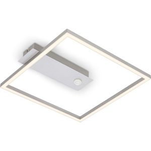 BRILONER - NICI - LED plafondlamp, sensor, aluminium, LED, 12.5W