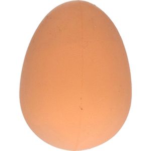 Henbrandt Nep stuiterend ei - rubber - bruin - stuiterbal fop eieren