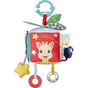 Sophie de giraf Activiteitenkubus - Boxmobiel - Baby speelgoed - Met ophangring - Vanaf 0 maanden - 15x15x15 cm - Meerkleurig