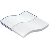 vidaXL - Traagschuimmatras - 200x200x17 - cm - wit