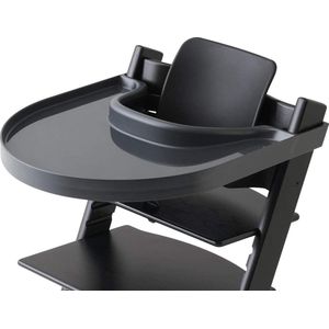 DE Tafel geschikt voor de Tripp Trapp kinderstoel - antraciet - 51x49x7 cm