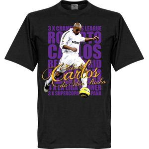 Roberto Carlos Legend T-Shirt - Zwart - 4XL