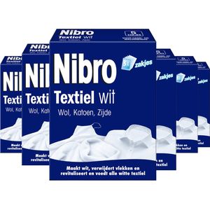 Nibro Textiel wit - 6 Stuks - Voordeelverpakking