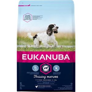2x Eukanuba Dog Thriving Mature Medium 3 kg
