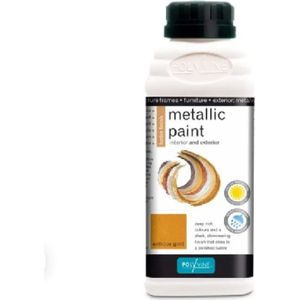 Polyvine Metallic verf Glansgoud 1 Liter