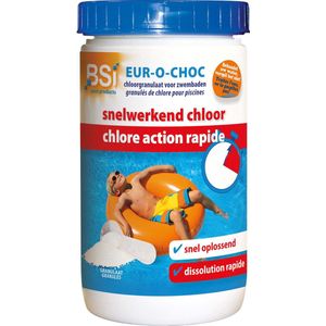 BSI Eur-O-Choc Chloor Granulaat - Snelwerkend - Voor een Shockbehandeling - 1Kg