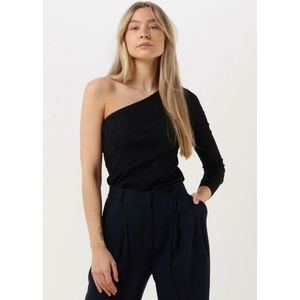 My Essential Wardrobe Kikomw One Shoulder Blouse Dames - Jurken - Blauw - Maat XL