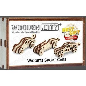 WOODEN.CITY Widgets Sport Cars 3D-puzzel 42 stuk(s) Voertuigen