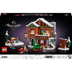 LEGO 10325 Icons Skihut Modelhuis Bouw en Decoratie Set