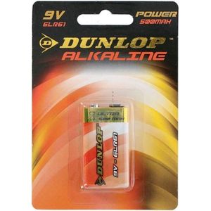 Dunlop Batterij 9v Blok 6lr61 Alkaline 1 Stuk